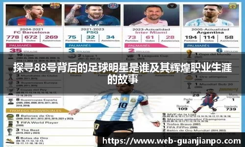 探寻88号背后的足球明星是谁及其辉煌职业生涯的故事